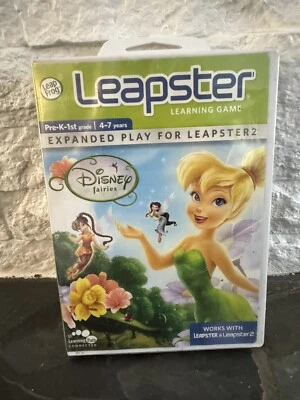 Leap Frog Leapster & Leapster 2 Disney Fairies Tinkerbell Learning Game-SEALED!! - Image 1 of 2