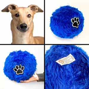 NEW - Soft Fluffy Dog Ball For GREYHOUND - Large Size - Picture 1 of 5
