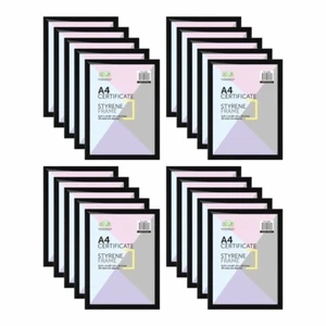 A4 Certificate Photo Picture Frame Styrene Wall Hang Tabletop Wholesale Bulk Buy - Picture 1 of 12