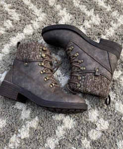 Brown Hiking Boots size 7 from Sugar new - Picture 1 of 10