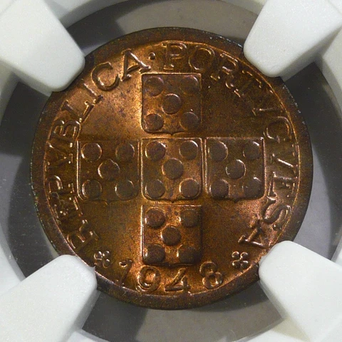 PORTUGAL | X Centavos 1948 NGC MS64 Cover