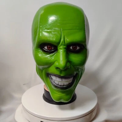 Película La Máscara Máscara Realista Cosplay Terror Halloween Látex Fiesta Utilería Disfraz Foto 1 de 4