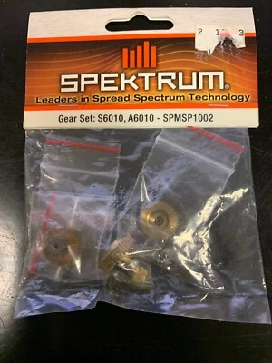 Spektrum SPMSP1002 Metal Servo Gear Set: S6010, A6010 - Image 1 of 2