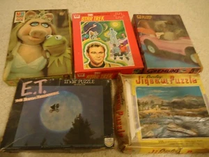 Posten 5 Vintage Puzzle Gilde Star Trek Gremlins Muppet Film E.T Croxley - Bild 1 von 12