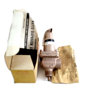 NEW 1/2" watts N31SL REGULATOR, LAWRENCE MASS , PRESSURE RELIEF VALVE - Picture 1 of 7