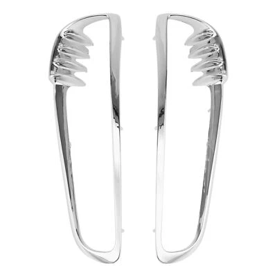 Chrome Radiator Trim Bezels For Harley Davidson V-ROD VRSC ROD 2001-2010 Models - Image 1 of 4