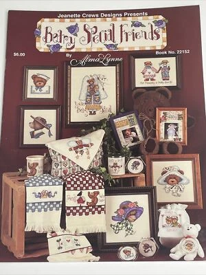 Jeanette Crews Beary Special Friends Cross Stitch Pattern - Image 1 of 4