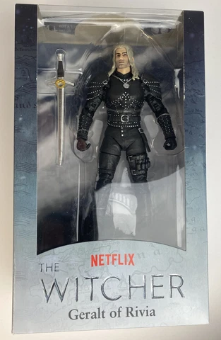 McFarlane Toys The Witcher Netflix Season 2 Geralt 7" Action Fig never opened bx Cover