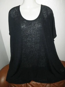 Ladies JONES NEW YORK Navy Blue Cap Slv Top, PLUS 3X - Picture 1 of 2