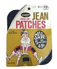 VTG Sturdy Brand Iron-On Jean Patches BLUE DENIM 13D SP-20 (5 Patches) BRAND NEW