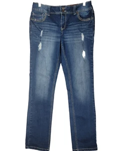 Jade Jeans Size 11/12 Women's Blue Skinny Dark Wash Cotton Blend Stretch Denim - Picture 1 of 10