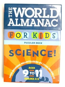 World Almanac for Kids Puzzler Deck: Science: Ages 9-11 Grades 4-5 Lynn Brunel - Foto 1 di 4
