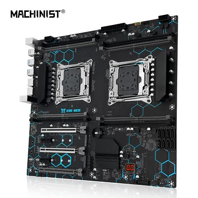 LGA 2011-3 X99 Dual CPU Server Motherboard DDR4, M.2, Dual LAN, SATA 3.0 USB 3.0 - Image 1 of 4