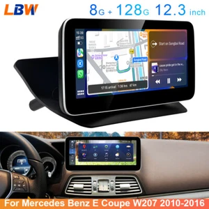 Coche Android GPS de 12,3"" para Mercedes Benz E cupé W207 2010-2016 8+128G navegación Wifi - Imagen 1 de 12