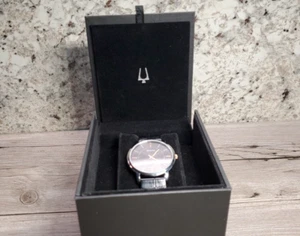 Bulova Classic Men's Ultra Slim Stainless Steel Dress Watch - Picture 1 of 8