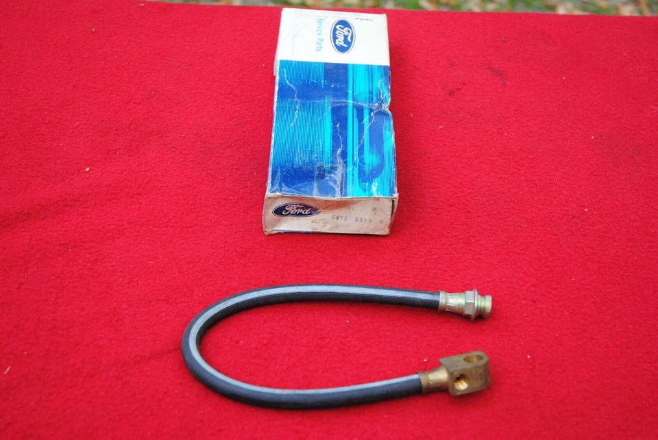 69 70 71 72 NOS FORD E-100 ECONOLINE FRONT BRAKE HOSE # C8TZ 2078 D CORRECT ORIG - Image 1 of 2