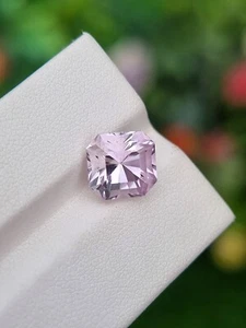 Pink Topaz Loupe Clean Natural Emerald Cut Untreated Loose From Katlang Pakistan - Picture 1 of 4