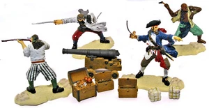 Forces of Valor Pirate Attack Set #1 - 54mm painted plastic - mint on card - Picture 1 of 1