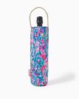 NWT LILLY PULITZER Surf Blue Insulated Wine Bag Bottle Holder