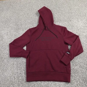American Eagle Sweater Mens Extra Small Red Black Outdoor Sweatshirt Hoodie AEO - Picture 1 of 16