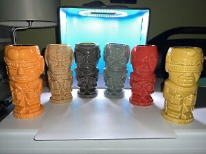 Star Trek The Next Generation Ceramic Geeki Tiki Mugs Complete Set of 6