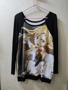 Sword Art Online Longsleeve Shirt XL Attacking Asuna Anime RPG Made In USA 2014 - Bild 1 von 9