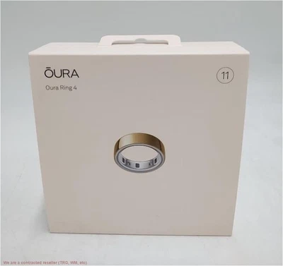 Oura Ring 4 Gold - Size 11 BRAND NEW OPEN BOX - Image 1 of 2