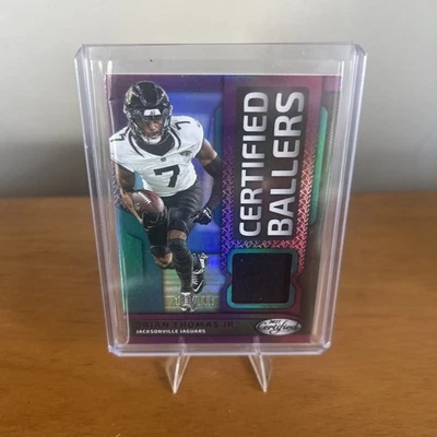 2025 Panini Certified FOTL Brian Robinson Jr Certified Ballers /149 Jaguars - Image 1 of 2