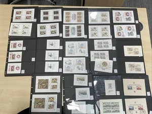 Czechoslovakia Mint And Used Mini Sheets Identified In 14 Stock Pages G194 - Imagen 1 de 20