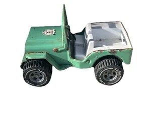 Vintage Tonka Mini Smokey's Ranger Vehicle, Green And White. - Bild 1 von 4