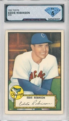 1952 Topps EDDIE ROBINSON #32 💎 DSG 5 EX - Image 1 of 2
