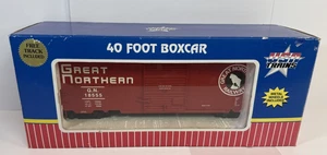 USA TRENI SCALA G 40 piedi BOX CAR R-19205C Great Northern #18555 scatola originale - Foto 1 di 11