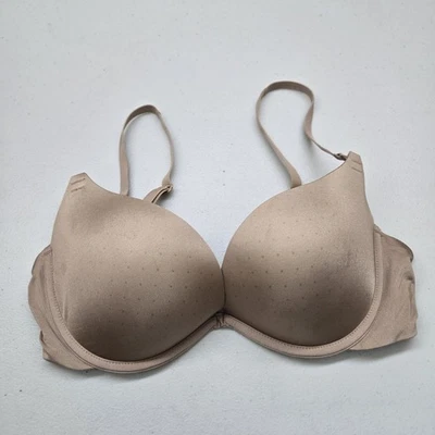 Sujetador Victoria's Secret para mujer 34D beige a lunares sexy pequeñas cosas push up Foto 1 de 4