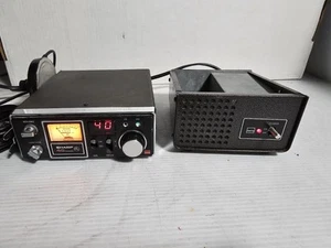 Sharp CB-Funkgerät 4370 40 Kanäle Prop & AD-12 120V AC zu DC Wandler, top - Bild 1 von 16