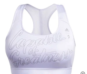 Soutien gorge sport Adidas femme extra large XL violet capable de grandeur entraînement yoga - Photo 1/5