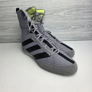 Adidas Box Hog 3 Botas de Boxeo Talla UK 8.5 Gris Trueno Zapatos Entrenadores - Imagen 1 de 21