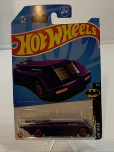 Hot Wheels 169/250 DC BATMOBILE 5/5 Batman THE ANIMATED SERIES MATTEL Purple Car - Bild 1 von 8