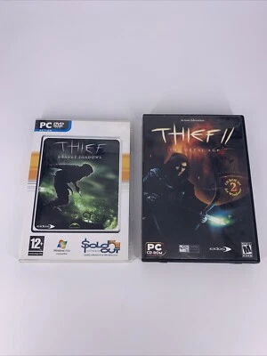 Thief Deadly Shadows & Thief 2 II The Metal Age - 2002 2004 Eidos PC In Box - Image 1 of 4