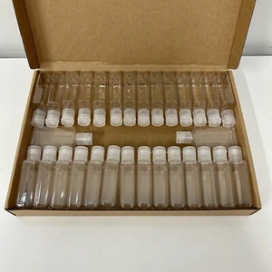 NEW 30-Pack Plastic Bottles With Flip Top Cap Snap 40 ML 1.35 Oz Squeeze Sample - Picture 1 of 7