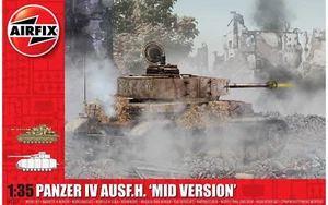 Airfix A1351 Panzer IV Ausf H Mid Version Tank Plastic Model Kit 1:35 Scale New - Picture 1 of 8