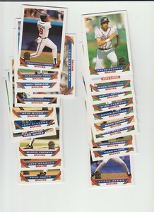 1993 Topps Inaugural Marlins SET BREAK singles - stars, commons, #601-825