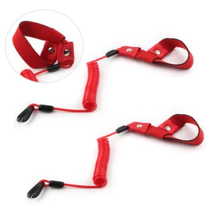 2PCS Stop Kill Key Floating Safety Wrist Lanyard For Yamaha Jet Ski Wave Runner - Picture 1 of 8