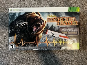 Cabela's Dangerous Hunt 2013 Xbox 360 Wireless Controller And Game Brand New - Picture 1 of 2