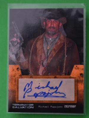 Terminator Salvation [Topps 2009] signed Autogrammkarte Michael Papajohn - Bild 1 von 2