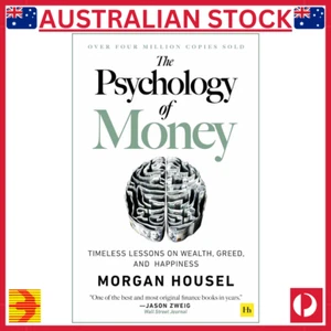 The Psychology of Money by Morgan Housel A Timeless Lesson On Wealth & Happiness - Picture 1 of 7