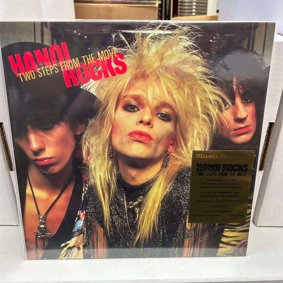 Hanoi Rocks - Two Steps From The Move (12" Vinyl LP) New Sealed Ltd Ed Numbered - Image 1 of 2