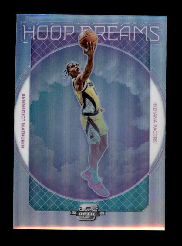 BENNEDICT MATHURIN 2022/23 CONTENDERS OPTIC #13 HOOPS DREAMS SILVER PRIZM BF4614 - Image 1 of 1