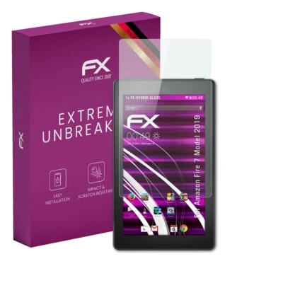 atFoliX Glass Protector for Amazon Fire 7 Model 2019 9H Hybrid-Glass - Image 1 of 4