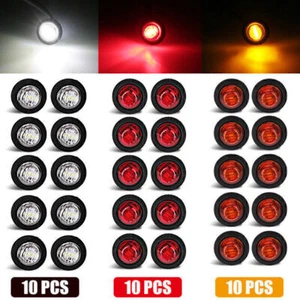 Side Marker Led Light Lorry RV Lamps Car Truck Trailer White Amber Red 12V 24V - Picture 1 of 19