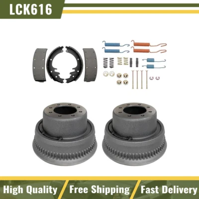 Rear Kit Brake Drums & Brake Shoes Hardware Kit For 1996-1999 Dodge Ram 3500 Van - Image 1 of 4